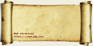 Biljana Balzamović vizit kartica